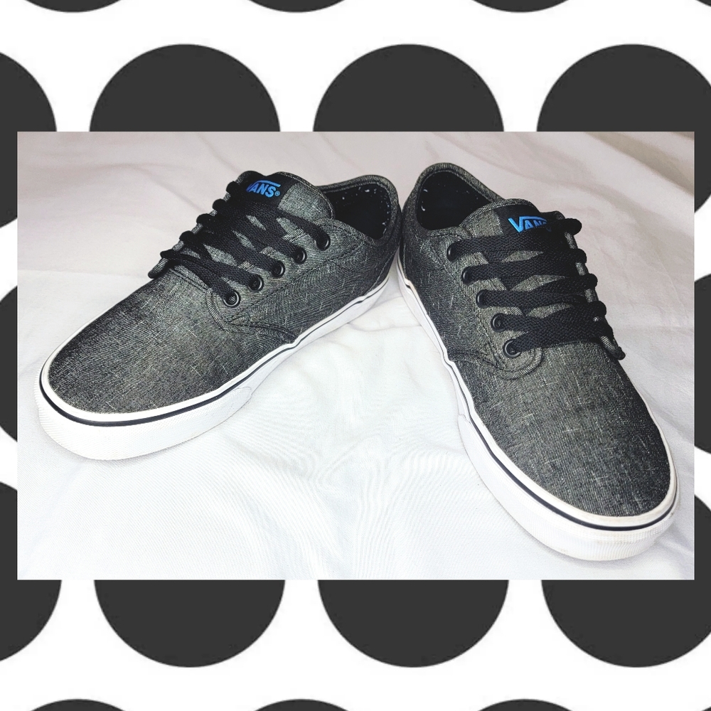 Dark Gray Canvas Van's Men's Size 7.5